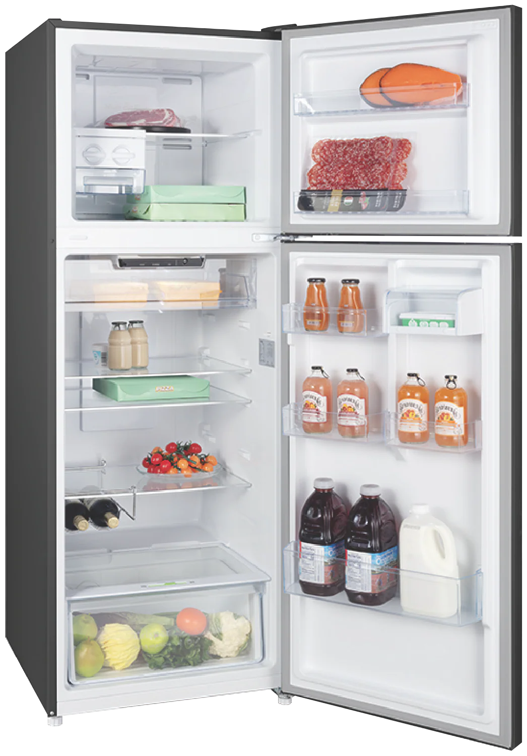 CHiQ CTM347NB5E 348L Top Mount Fridge (Black)