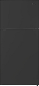 CHiQ CTM347NB5E 348L Top Mount Fridge (Black)