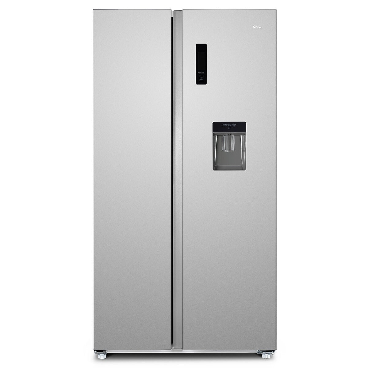 CHiQ 559L Side by Side Refrigerator Silver CSS557NSD4E