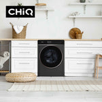 ChiQ 8.5kg Washer and Dryer Combo - Gunmetal