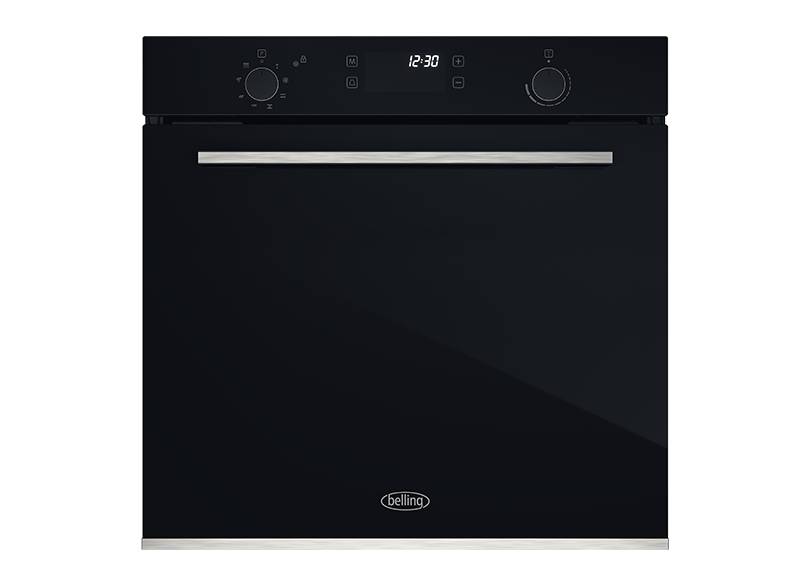 Belling – 60CM Built -in Black Glass Pyrolytic Oven BDO609PYBK