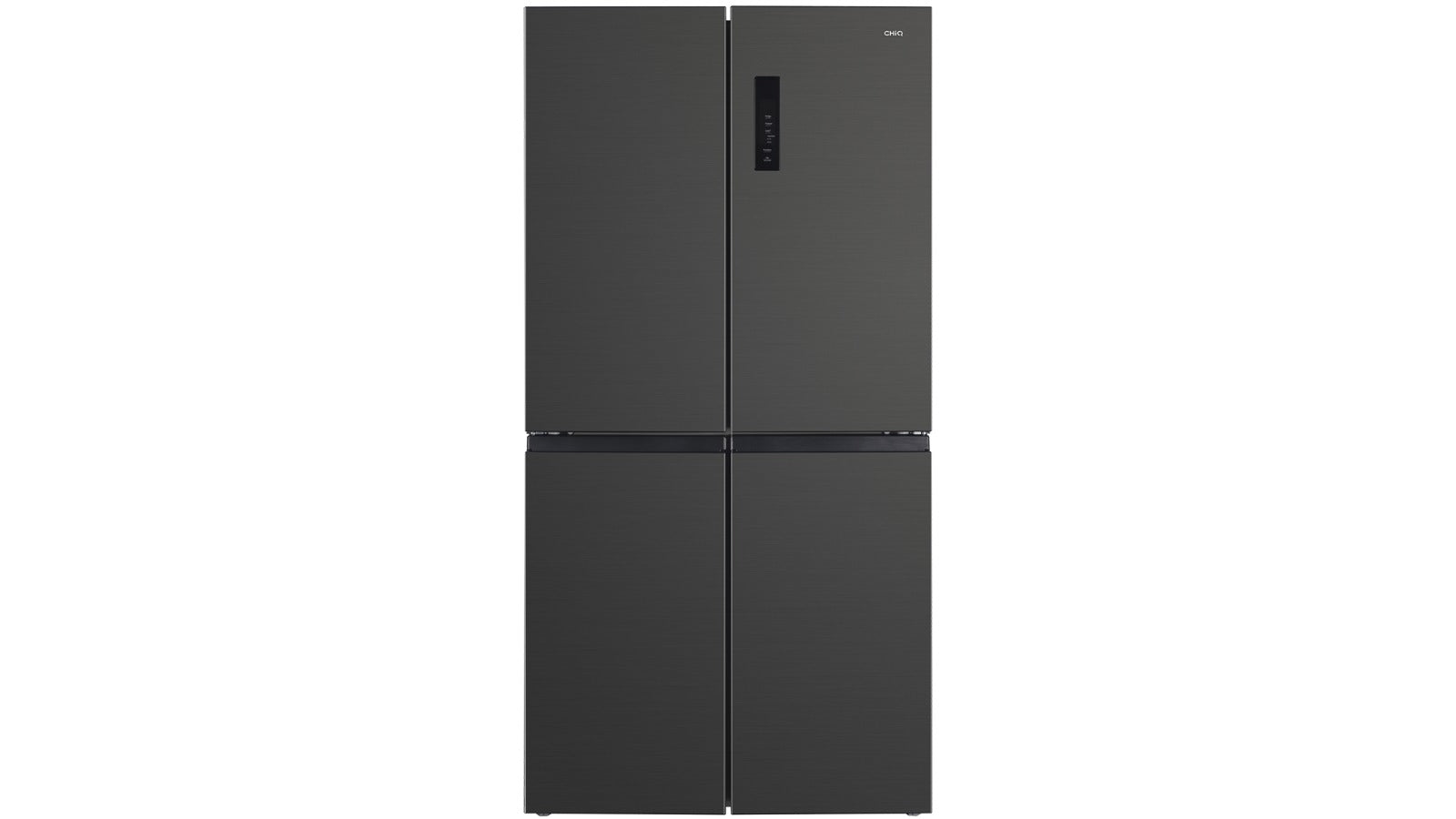 CHiQ 503L Quad Door Fridge - Black Steel